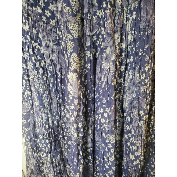 Vintage 90’s Retro Star of India Skirt Bohemian Flowy Maxi Size L - Picture 9 of 13